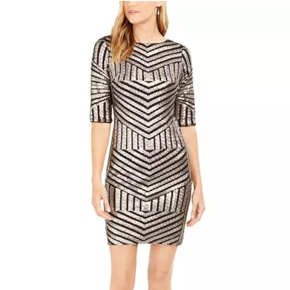 R&M Richards Sequined Sheath Dress(NWT)